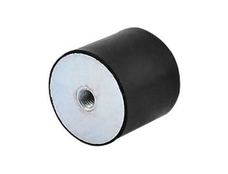 Mocowanie antywibracyjne, M6, Ø 20mm, H 20mm, 18.8, materiał: Czerwony sylikon 45 Shore A, RS PRO