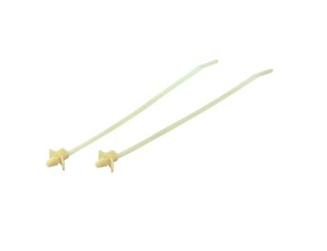 Mocowanie opaski kablowej, 201mm x 4,8 mm, kolor: Naturalny, 100-szt., RS PRO