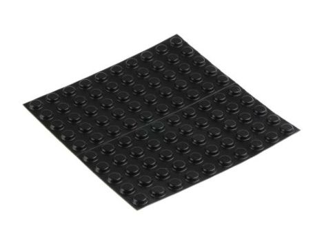 Nóżki antywibracyjne, 12.7mm, Okrągła