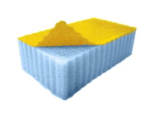 Izolacja akustyczna Pianka melaminowa, 1.25m x 600mm x 50mm RS PRO