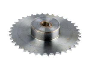 Koło łańcuchowe drabinkowe, 38 zębów, 05B-1, Pilot, śr otworu: 16mm, śr toczna: 115.35mm, Stal