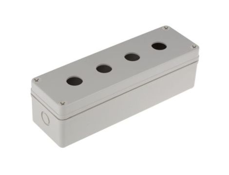 Obudowa kasety sterowniczej, Ø 22mm, 4-otworowa, IP66, RS PRO
