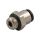 Adapter gwintowany prosty gwint – rura, 20 barów