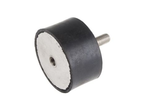 Mocowanie antywstrząsowe, M12, Ø 75mm, materiał: Guma naturalna 60Shore A, RS PRO