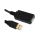 Przedłużacz USB, dł. 12m, kolor: Czarny