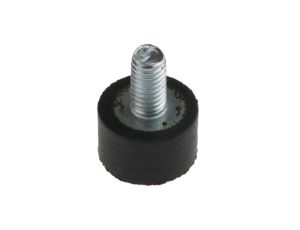 Nóżka z gwintem, M3, Ø 8mm, materiał: Guma naturalna 60Shore A, RS PRO