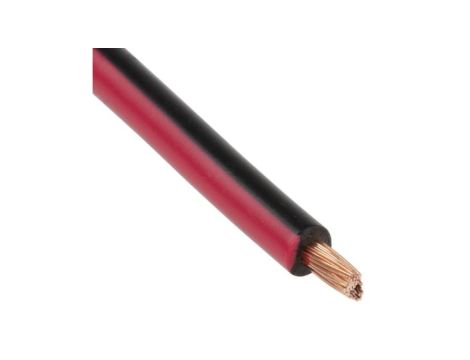 Przewód samochodowy, dł. 30m, 1 mm CSA, kolor: Czarny/Czerwony, 600 V, -40 → +100C, RS PRO Odporność na ogień