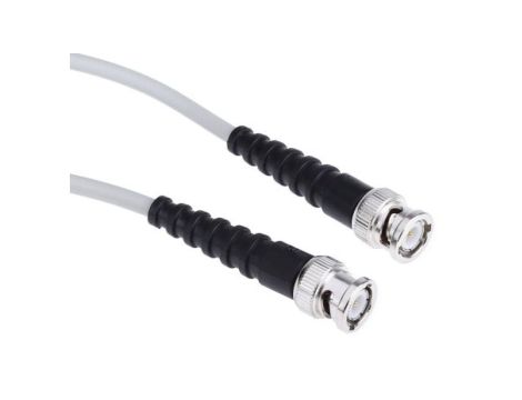 Kabel koncentryczny, Szary Wtyk BNC Wtyk BNC 1m, RS PRO Z zakończeniem