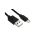Kabel USB, dł. 1.8m, kolor: Czarny
