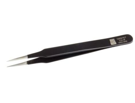 Pęseta, dł. +120, antymagnetyczna, ESD, materiał: Stal nierdzewna, RS PRO