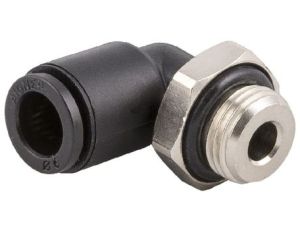 Obrotowa złączka pośrednia kolankowa gwint R 1/8 męskie, Wciskane 4 mm RS PRO