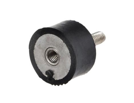Mocowanie antywibracyjne, M6, Ø 25mm, H 15mm, 47.3 60 Shore A, RS PRO