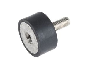 Mocowanie antywstrząsowe, M10, Ø 40mm, materiał: Guma naturalna 60Shore A, RS PRO