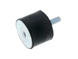 Nóżka z gwintem, M10, Ø 40mm, materiał: Guma naturalna 60Shore A, RS PRO