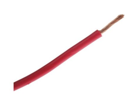 Przewód samochodowy, dł. 30m, 2 mm CSA, kolor: Czerwony, 600 V, -40 → +100C, RS PRO Odporność na ogień