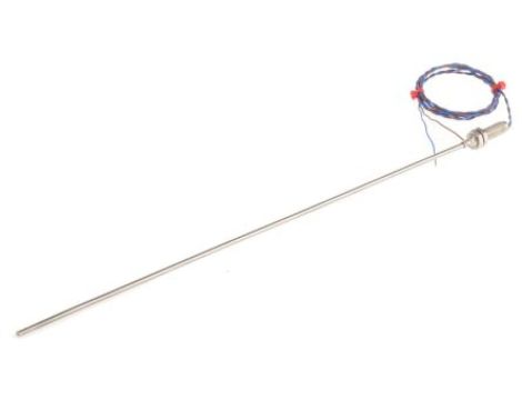 Termopara typ K do +1000C 300mm kabel 1m, Stal nierdzewna 316 IEC