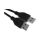 Kabel USB, dł. 1m, kolor: Czarny