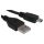Kabel USB, dł. 0.5m, kolor: Czarny