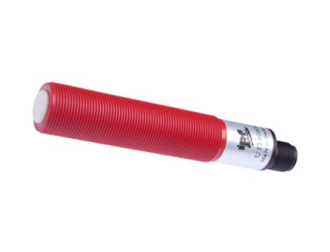 Czujnik ultradźwiękowy odbiciowy, M18x1 dł: 104mm Sn: 60-500mm 12-30 V DC PNP złącze M12 5pin UT180320