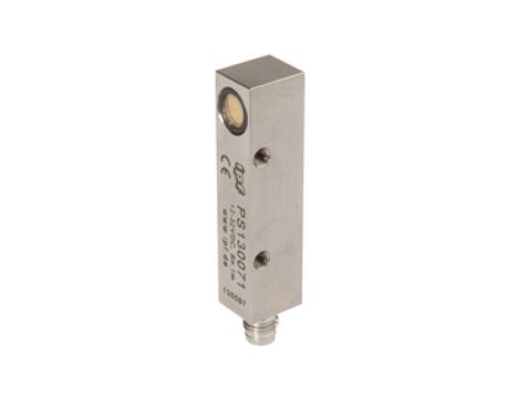 Czujnik laserowy 64x14x12mm fi0,3mm Sn: 1m 12-32V DC złącze M8 3pinowe czerwone światło PS130071