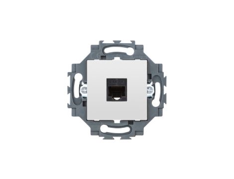 Gniazdo komputerowe RJ45 CAT.5e UTP, białe, Dahlia GW35271W