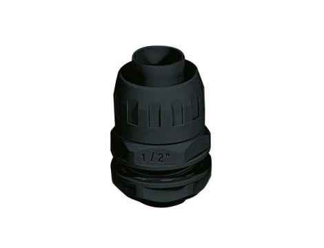 Dławnica na rurę IP65 M20x1,5 śr.16 czarna (opak. 25szt.) ECGX16MN