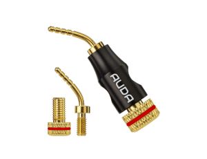 Wtyk szpilka głośnikowy AUDA Prestige czerwony