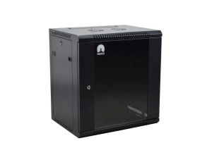 Szafa wisząca RACK 19 cali 15U 450mm czarna NEKU TS BOX