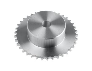 Koło łańcuchowe drabinkowe, 38 zębów, 06B-1, Pilot, śr otworu: 16mm, śr toczna: 115.35mm, Stal