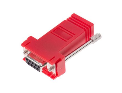 Adapter do złączy RJ, 9-stykowe D-sub żeńskie, RJ45 żeńskie