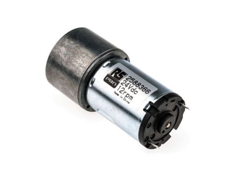 Motoreduktor DC, 12 obr/min., 30 Ncm, RS PRO