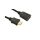 Zespół cyfrowych kabli wideo i monitorowych 2m Wtyk HDMI to Żeńskie HDMI Czarny