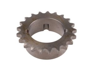 Koło łańcuchowe drabinkowe, 21 zębów, 12B-1, Nakrętka stożkowa, śr toczna: 127.8mm, Stal