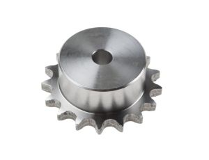 Koło łańcuchowe drabinkowe, 17 zębów, 08B-1, Pilot, śr otworu: 12mm, śr toczna: 69.11mm, Stal