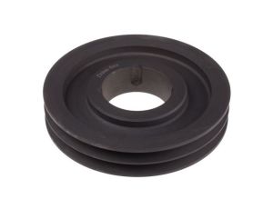 Krążek, śr. całkowita: 185.5mm, śr. otworu: 50mm, l. rowków: 2, Żeliwo, stal