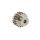 Koło zębate walcowe, moduł: 1, l.zębów: 16, śr. piasty: 13mm, śr. otworu: 6mm, Stal