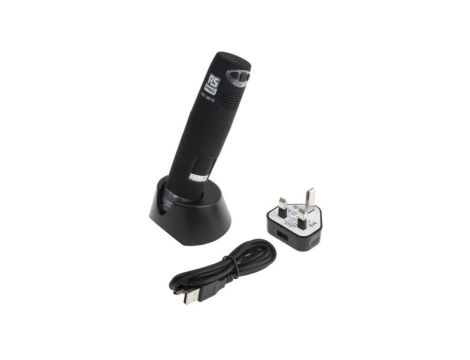 Mikroskop Wi-Fi MICFIUVWP, P: 5 → 200X, 1280 x 1024 piksele, RS PRO