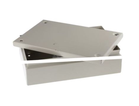 Puszka elektroinstalacyjna, 300 x 200 x 80mm, IP66, kolor RAL 7032, materiał Stal, RS PRO