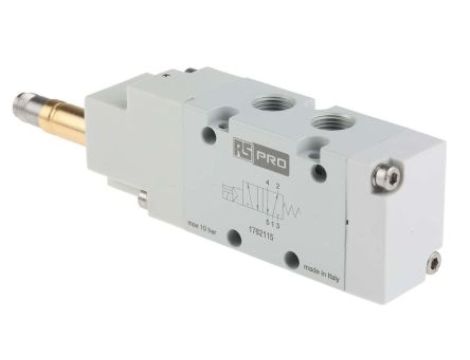 Pneumatyczne zawory elektromagnetyczne 5/2 Monostable G 1/8 740NL/min RS PRO