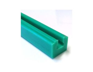 Prowadnica łańcucha, typ: 06B, profil: GL1B, Zielony, dł.: 2m, szer.: 30mm, wys.: 24mm, PE