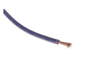 Kabel trzynormowy, dł. 100m 2,5 mm, 30 A, 1 kV DC, 600 V AC, Maks. +105C Fioletowy Zgodność z trzema normami, RS PRO