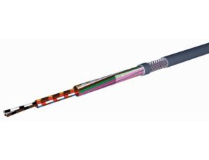 Kabel sterowniczy CY 3-żyłowy Ekranowany Polichlorek winylu PVC, 0,50 mm, 100m, 9 A, Ø 5.3mm, RS PRO