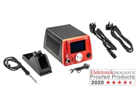 Stacja lutownicza, 2-wyjściowa, 220 → 240V, 75W, RS PRO +500C Lutowanie