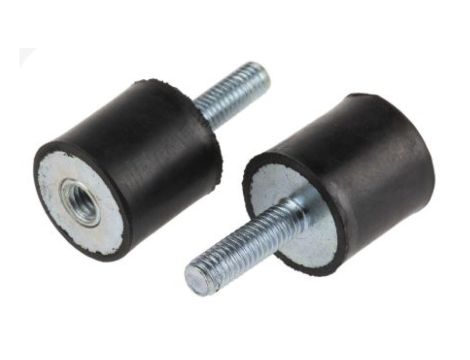 Mocowanie antywstrząsowe, M6, Ø 20mm, materiał: Guma naturalna 60Shore A, RS PRO
