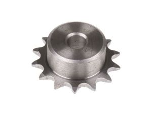 Koło łańcuchowe drabinkowe, 14 zębów, 05B-1, Pilot, śr otworu: 12mm, śr toczna: 42.8mm, Stal