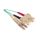 Kabel światłowodowy, średnica: 900m, OM4 Wielomodowy, Niebieski, LC/SC