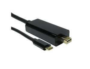 Kabel adaptera, 3840 x 2160, do wyświetlaczy: 1, USB C, USB 3.1, Mini DisplayPort