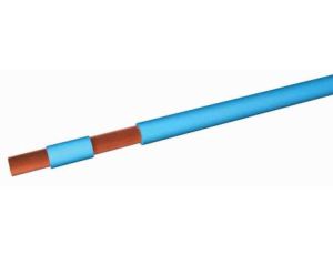 Przewód jednożyłowy linkowy, 6 mm, 10 AWG, PVC, 450/750 V, Niebieski, dł. 100m, RS PRO