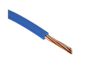 Jednożyłowy kabel sterowniczy CSA 2,5 mm, Maks. +70C 600 V Niebieski, RS PRO