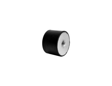 Nóżka z gwintem, M3, Ø 6mm, materiał: Guma, stal 35Shore A, RS PRO